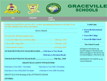 Tablet Screenshot of gracevilleschools.org